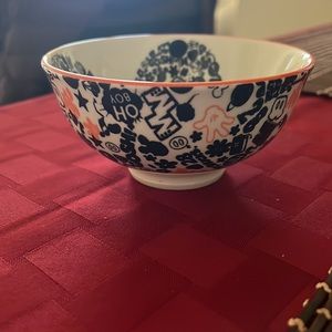 Disney Mickey Mouse Head Tidbit/Ice Cream Bowl- Round Ceramic